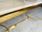 Mid-Century White Marble & Brass Coffee Table, 1960s, Image 11