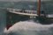 William Thomas, Naive Maritime Szene mit Dampfschiff, Anfang des 20. Jahrhunderts, Öl an Bord 6