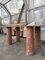 Large Rectangle Dining Table in Coral Portuguese Travertine by My Habitat Design, Image 3