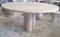 Cream Travertine Round Dining Table from My Habitat Design 6