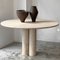 Cream Travertine Round Dining Table from My Habitat Design 2