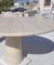 Cream Travertine Round Dining Table from My Habitat Design, Image 4