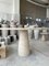 Cream Travertine Round Dining Table from My Habitat Design 3