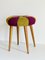 Upholstered Ash Stool, 1950s 15