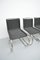 B 42 Chairs with Black Braid by Ludwig Mies Van Der Rohe for Tecta, Set of 4, Image 15