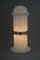 Große tschechoslowakische Stehlampe aus weißem Glas von Karel Volf, 1970er 2