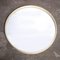 Large Cream Round Wall Mirror by Schreiber, 1970s 6