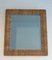 Wall Mirror in Cord, 1970s, Image 1
