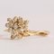 Vintage 18k Yellow Gold Ring with Brilliant Cut Diamonds, 1970s 2