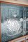 Crédence Mid-Century en Formica avec Portes en Verre Cristal Taillé, 1950s 17