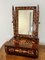 Mahogany Dutch Marquetry Inlaid Dressing Table Mirror, 1800s 4