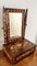Espejo de tocador holandés de caoba con incrustaciones, década de 1800, Imagen 3
