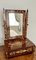 Mahogany Dutch Marquetry Inlaid Dressing Table Mirror, 1800s, Image 2