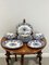 Victorian Blue and White Part Dinner Service, 1880s, Set of 21 1
