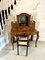 Antique Victorian Burr Walnut Happiness Writing Desk, 1860, Image 3