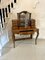 Antique Victorian Burr Walnut Happiness Writing Desk, 1860, Image 2