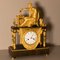 Horloge de Cheminée en Verre Doré, Paris, France, 1830s 1