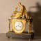 Orologio da camino Fire-Gilt, Parigi, Francia, anni '30 dell'Ottocento, Immagine 2