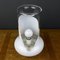 Vintage White Glass Table Lamp, Italy, 1970s, Image 5