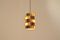 Mid-Century Danish Facet Pendant Lamp by Louis Weisdorf for Lyfa 3