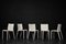 Französische Mid-Century Slick Slick Stühle aus Weißem Kunststoff von Philippe Starck für Xo Design, 1999, 5er Set 14