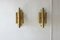 Vintage Italian Brass Wall Lamps, Set of 2 1