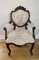 Victorian French Carved Walnut Armchair, 1870s, Image 7