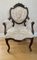 Victorian French Carved Walnut Armchair, 1870s 1