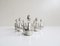 Silvered Napkin Rings in Swan Shape, 1980s, Set of 8 2