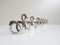 Silvered Napkin Rings in Swan Shape, 1980s, Set of 8, Image 3