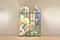Multicolor Painted French Floral Room Divider, 1960s, Image 2
