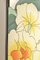 Divisorio con fantasia floreale dipinta multicolore, anni '60, Immagine 8