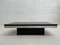Brushed Aluminum Coffee Table and Black Glass Top, 1970s 8