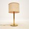Vintage French Brass Table Lamp, 1970s, Image 1