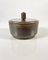 Swedish Art Deco Lidded Jar in Patinated Bronze, 1930s 1