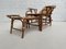Lounge Chair in Rattan with Ottoman, Set of 2 9