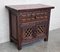 17th Century Spanish Walnut Three-Drawer Work Table, 1800s 3