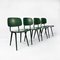 Vintage Revolt Chairs attributed to Friso Kramer for Ahrend De Cirkel, Netherlands, 1960s, Set of 4 7