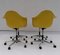 Lime Plastic Armchairs by Charles & Ray Eames for Vitra, 2000s, Set of 4 6