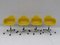 Butacas de plástico lime de Charles & Ray Eames para Vitra, década de 2000. Juego de 4, Imagen 1