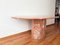 Postmodern Italian Pink-White Marble Oval Dining Table, Italy, 1970s 10