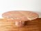 Postmodern Italian Pink-White Marble Oval Dining Table, Italy, 1970s 3