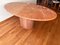 Postmodern Italian Pink-White Marble Oval Dining Table, Italy, 1970s 4