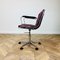 Vintage Chrome & Leather Swivel Desk Chair attributed to Gastone Rinaldi, 1970s, Image 16