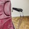 Chaise de Bureau Pivotante Vintage en Chrome et Cuir attribuée à Gastone Rinaldi, 1970s 15