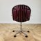 Vintage Chrome & Leather Swivel Desk Chair attributed to Gastone Rinaldi, 1970s 14