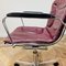 Chaise de Bureau Pivotante Vintage en Chrome et Cuir attribuée à Gastone Rinaldi, 1970s 8