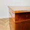Large Vintage Double-Sided Oak Desk with Display End, 1920s 13
