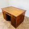 Large Vintage Double-Sided Oak Desk with Display End, 1920s 2