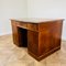 Large Vintage Double-Sided Oak Desk with Display End, 1920s 1